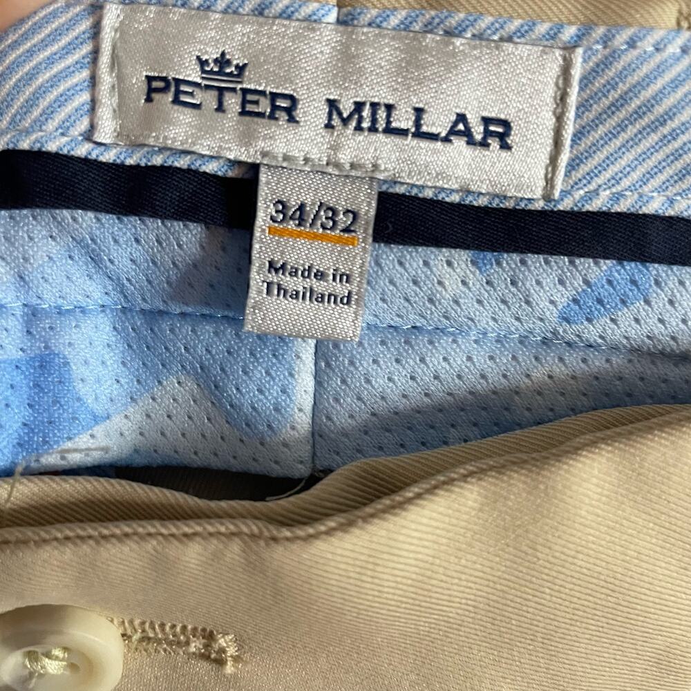 Peter Millar Durham High Drape Performance Gold P… - image 8